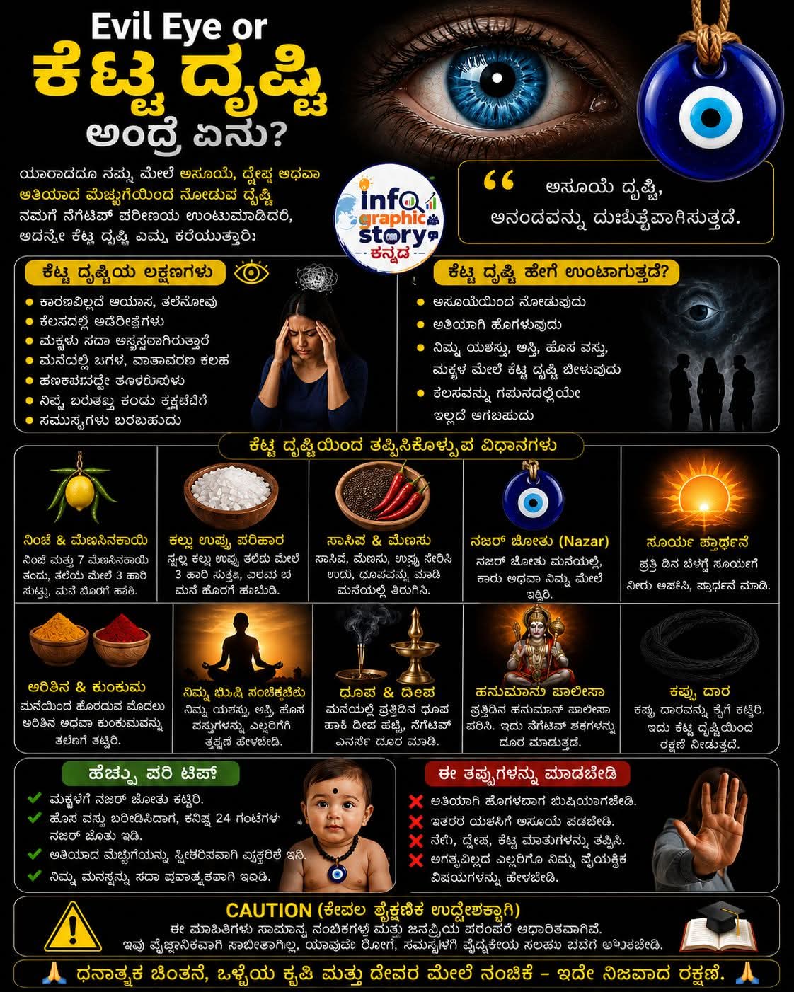 ಕೆಟ್ಟ ದೃಷ್ಟಿ ಅಂದ್ರೆ ಏನು ಅದರಿಂದ ಏನಾಗುತ್ತೆ !